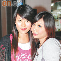 Ling（左）及Fanta都係酒吧內至受歡迎嘅拳手，Talk得、猜得又飲得。