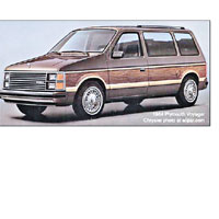 Dodge Caravan一九八四年面世，車廂寬敞，三排座位設計足以容納七人，成功吸納不少務實的家庭客。
