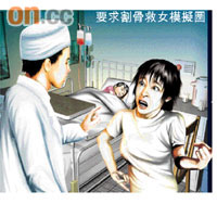 要求割骨救女模擬圖