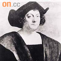 哥倫布黑白畫像