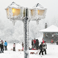德  國<br>街燈結冰