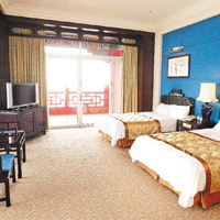 圓山大飯店的高級客房每晚收費約一千港元。	資料圖片