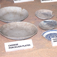 肯尼亞的港口城市蒙巴薩曾出土大量中國瓷器及古錢。	資料圖片