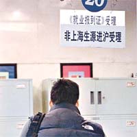 內地戶籍制度被批不合時宜。	資料圖片