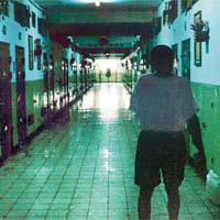 關押死囚的監獄陰森恐怖。	資料圖片