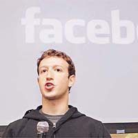 朱克伯格六年前創立了facebook，至今用戶已超過五億人。	資料圖片