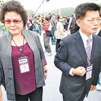 高雄市長陳菊<br>高雄縣長楊秋興