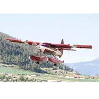 失事小型飛機在加拿大卑詩省出發，圖為其資料圖片。