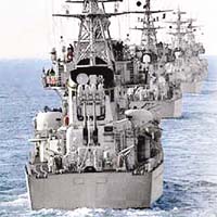 估計有大批尖端艦艇將在演習中曝光。 資料圖片