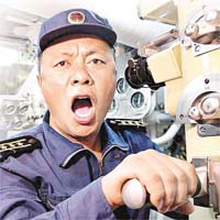 北海艦隊配備多艘核潛艇。 資料圖片