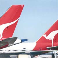 澳航有內陸機因燃油不足，需轉飛墨爾本加油，更令乘客在墨爾本住宿兩晚。	(資料圖片)