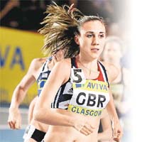 退賽冠軍選手<br>英國：女子千五米跑手多布里斯凱