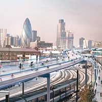 倫敦擬建空中單車高速公路網