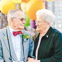結婚61年補拍婚照