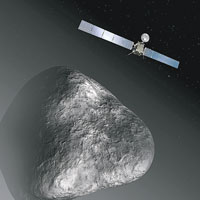 ESA彗星探測船向地球SAY HI