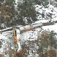法國阿爾卑斯山火車出軌2死逾20傷