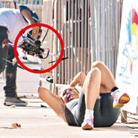 澳洲鐵人賽跑手遭攝錄遙控機撞穿頭
