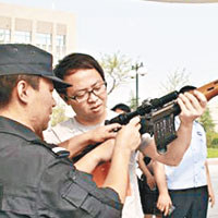 河北官民參觀反恐演習