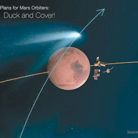 彗星掠過火星探測器搵碇匿