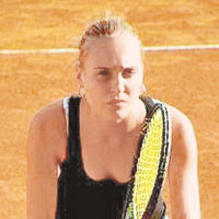 俄美女網球手訓練猝死