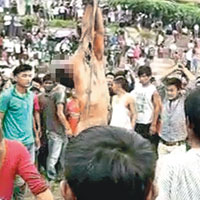 印度強姦犯遭群眾毆斃