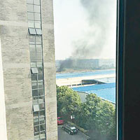 杭州工業園黑煙沖天  傳大爆炸