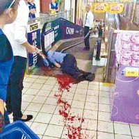 湘漢超市揮刀斬警  兩死傷