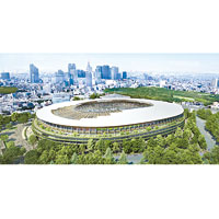 東京奧運主場館新方案  造價僅96億