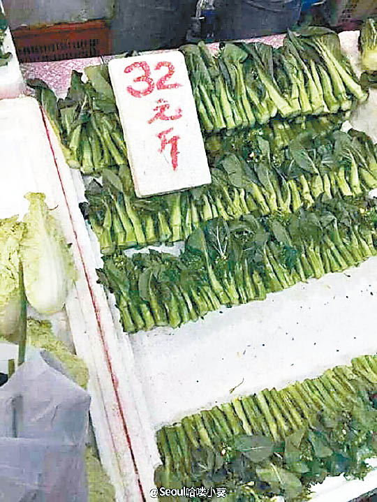海南菜心 每公斤¥64