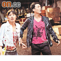 「Laughing哥」謝天華與陳法拉，在新片中大鬥演技。