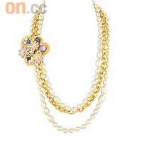 Bonnie Statement Necklace 	$4,650（Coach）
