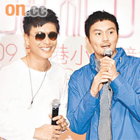 黃宗澤(左)及張智霖被志偉封做港姐家屬。