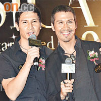 Dino（左）將於11月結婚，屆時由大孖Julio擔任婚禮司儀。