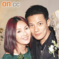 丁子高與千嬅新婚剛滿一個月。	資料圖片