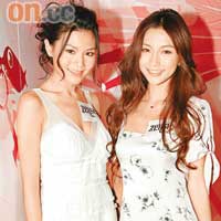 Baby（右）與周秀娜是o靚模界紅人，但被Rosemary批評難以進軍國際。