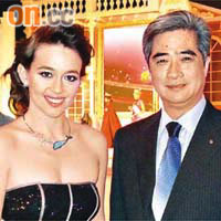 怡柱集團主席呂錫柱及副主席兼大會評判譚筠怡對澳姐賽果滿意。