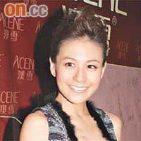 獲提名台慶「最佳女配角」的江若琳，睇好米雪奪獎。