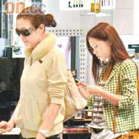 「Cool爆」的呂慧儀全程帶頭行先，師妹傅嘉莉得個「跟」字。
