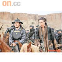 徐子珊笑言以舞蹈基礎應付武打場面。