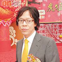 陳志雲昨日代表無綫出席新春團拜，否認五月離開無綫。