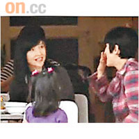 周慧敏（左起）、陳是知和吳君如一同歎糖水。