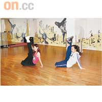  江若琳在韓國學跳舞，獲益良多。