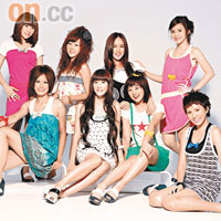 八人組合的台灣黑Girl已拆夥，只有丫頭和小薰繼續留低。資料圖片