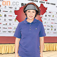 黎瑞恩出席高爾夫球活動，談起子女即笑逐顏開。