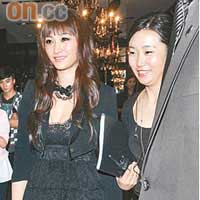 悉心打扮的內地女星李小冉與名模李丹妮(右圖)，明艷照人！