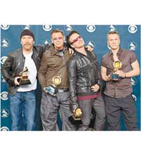 殿堂樂隊U2縱橫樂壇逾三十年，歌迷遍及全球。
