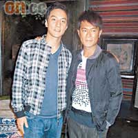 古天樂與吳彥祖（左）於電影節宣傳新片。
