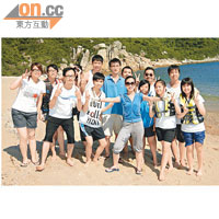 G.E.M.帶同歌迷清潔沙灘，宣揚保護海洋訊息。