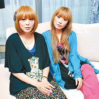 吉村由美（左）與大貫亞美期待跟香港樂迷見面。