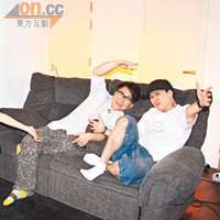  陳奐仁（左）和MC Jin同是著名Rapper，合作新碟一定擦出火花。